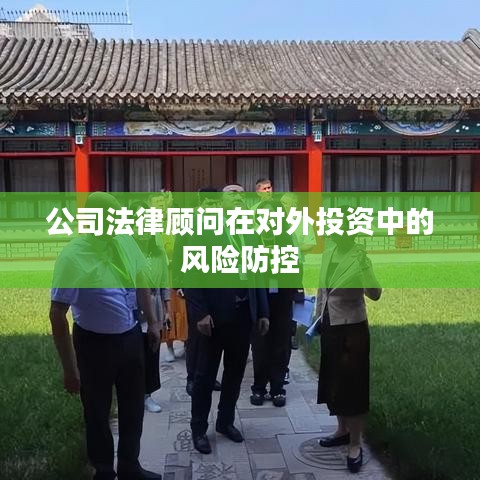 公司对外投资法律顾问风险防控策略解析