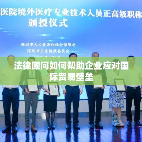 法律顾问助力企业应对国际贸易壁垒策略。