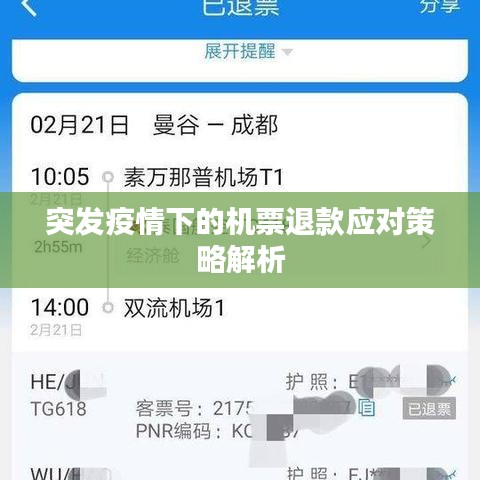 突发疫情下的机票退款应对策略解析
