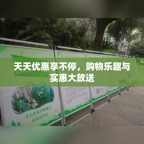 天天优惠享不停，购物乐趣与实惠大放送