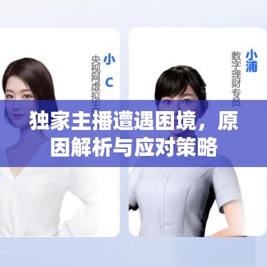 独家主播遭遇困境，原因解析与应对策略