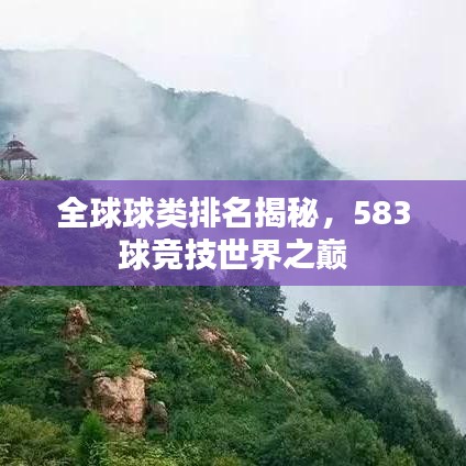 全球球类排名揭秘，583球竞技世界之巅