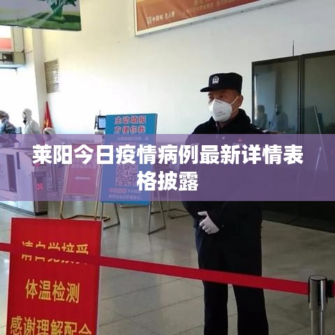 莱阳今日疫情病例最新详情表格披露