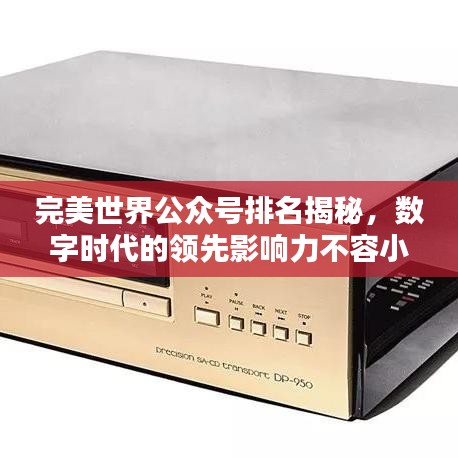 完美世界公众号排名揭秘，数字时代的领先影响力不容小觑