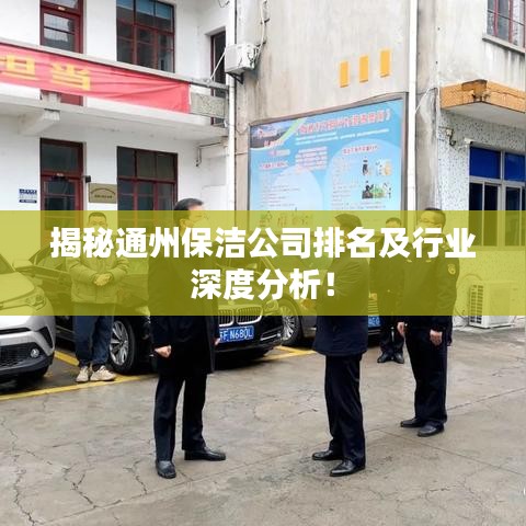 揭秘通州保洁公司排名及行业深度分析！
