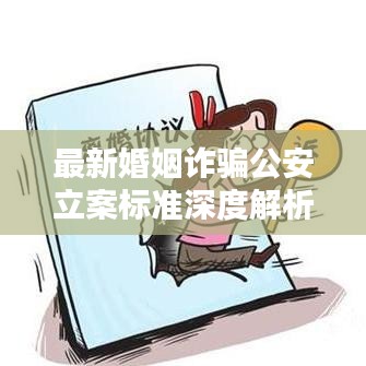 最新婚姻诈骗公安立案标准深度解析