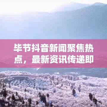 毕节抖音新闻聚焦热点，最新资讯传递即时消息